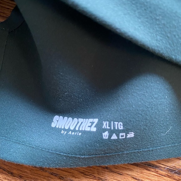 Aerie SMOOTHEZ Bralette XL Teal Green Wireless Lounge Bra NWT. - Picture 7 of 7